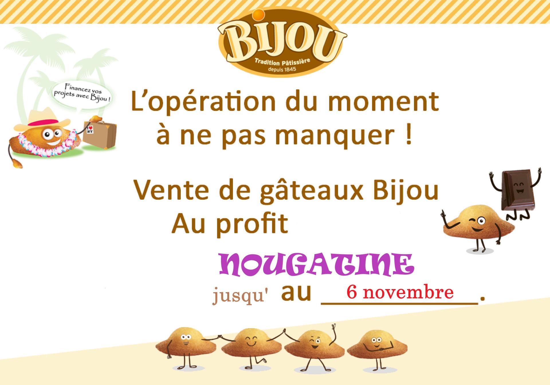 Vente gâteaux Bijou
