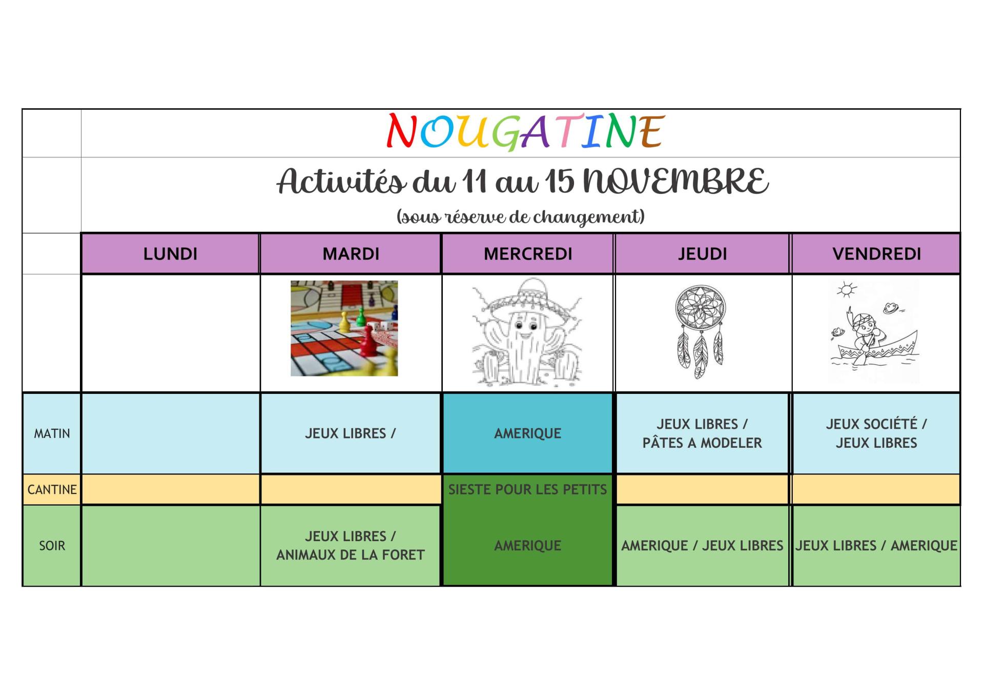 Planning activites du 12 au 15 nov min